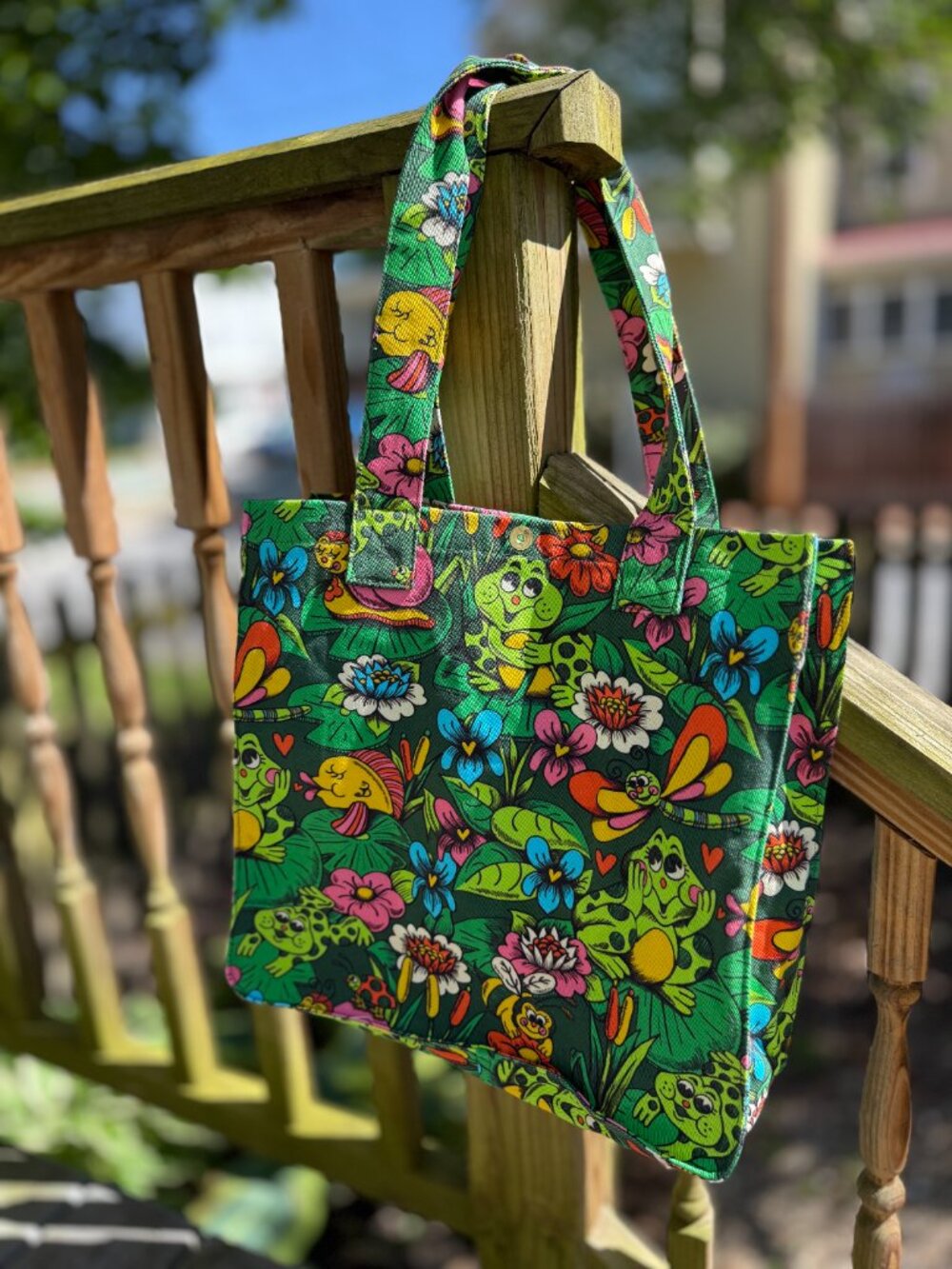 Big Bud Press Shopper Tote - Pond Party - Picture 2 of 3